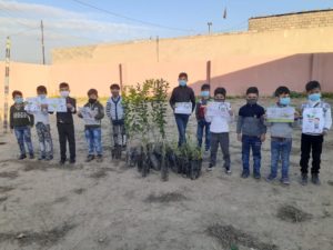 Tree planting in Iraq